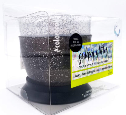 Underneath view of the leak-proof secure suction grip on professional hair bowls.