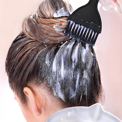 KEAIDUO professional hair color applicator brushes and comb detailed view for precise root touch ups