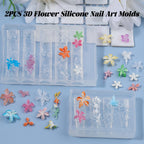 Compact and portable design of the two pieces of Kikonoke nail decorations molding plates for home salons.