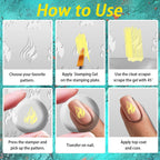 DIY nail art manicure tools for precise image printing