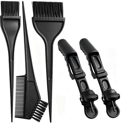 Yexixsr salon professional kit items laid out showing all six high quality reusable tools