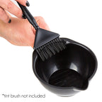 Pour spout and convenient side handle featured on the professional dye bowl