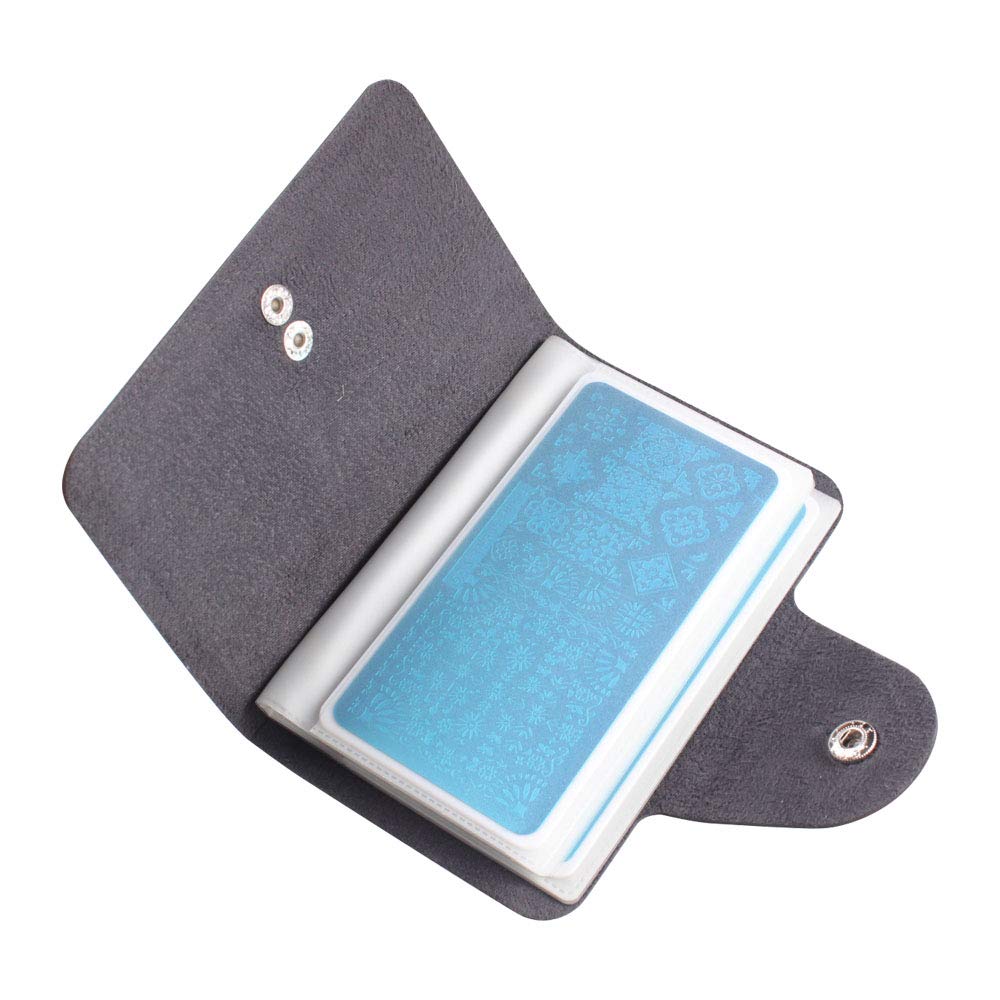 FingerAngel organizer showing internal clear vinyl storage pages