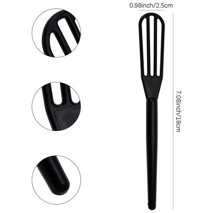 Colorful salon hair dye cream stirrers with non slip handles