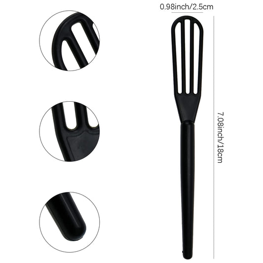 Colorful salon hair dye cream stirrers with non slip handles