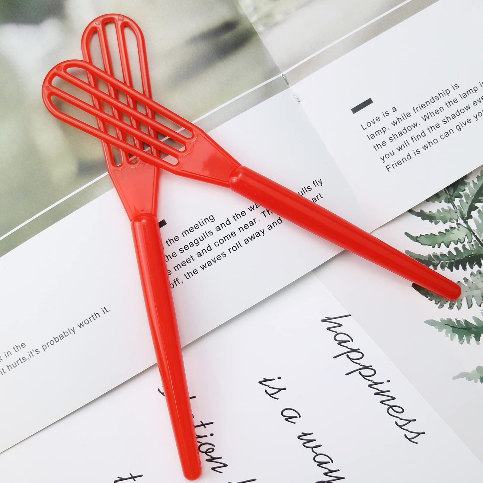 Ten pieces of chemical resistant hair dye stirrers for home barber shops
