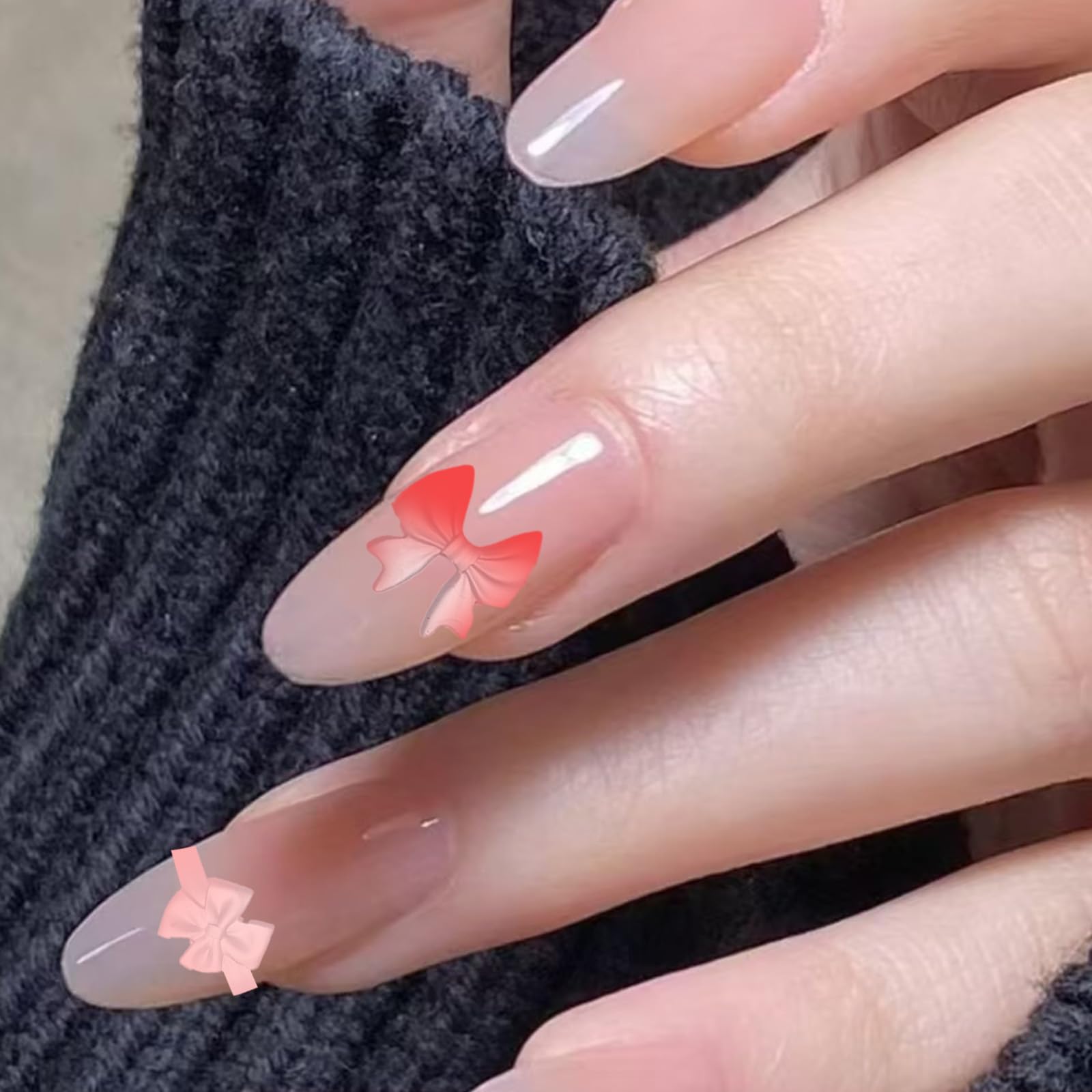 Flexible silicone material of the lasuroa nail template being bent to pop out a cured charm.