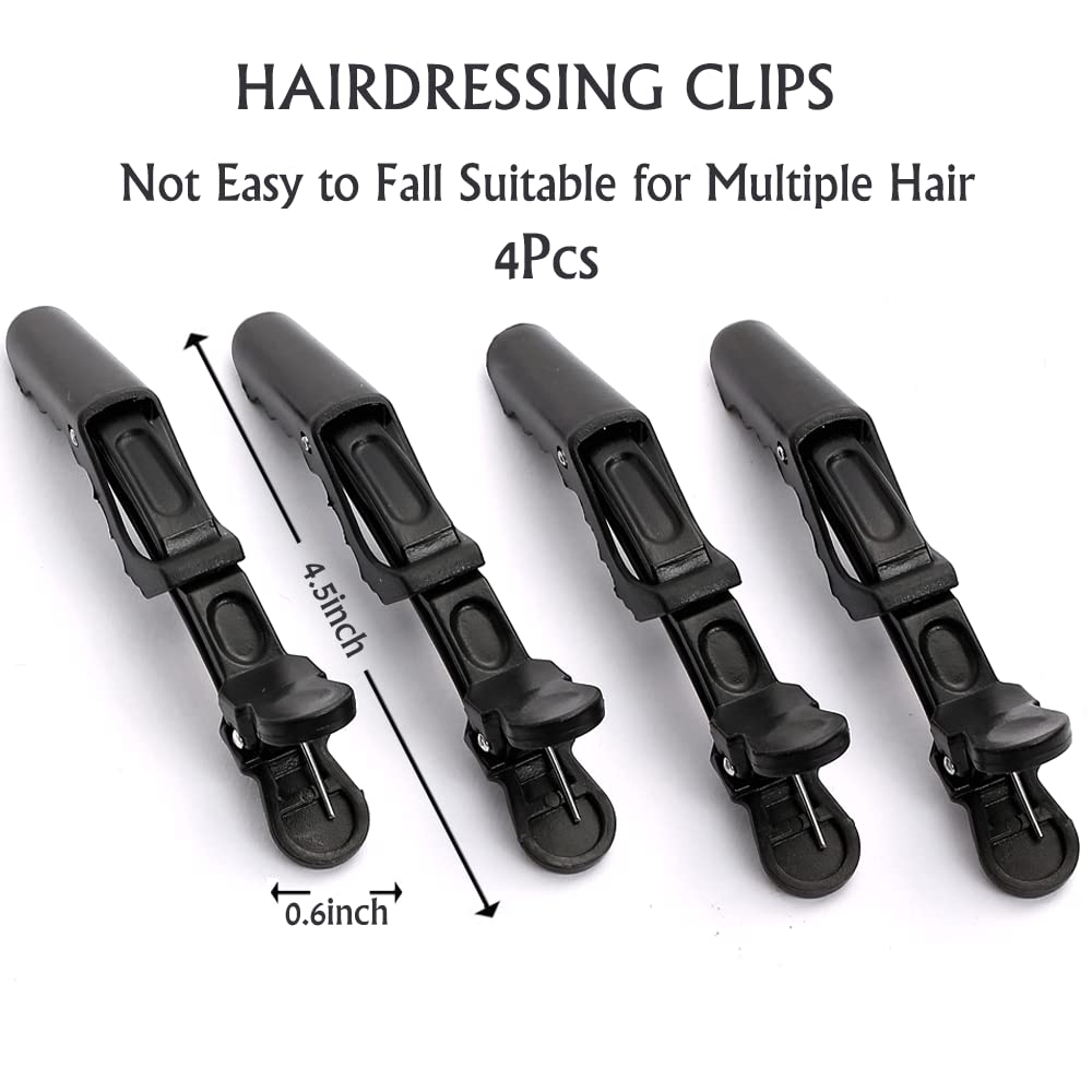 The complete nineteen piece Borogo salon hair coloring toolkit showing washable and reusable plastic components for home grooming.