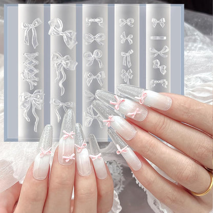 WENEWFINE premium nail charm mold showcasing detailed relief patterns for DIY resin crafts