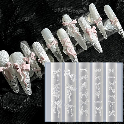 Authentic USA imported nail art tools featuring durable clear silicone construction
