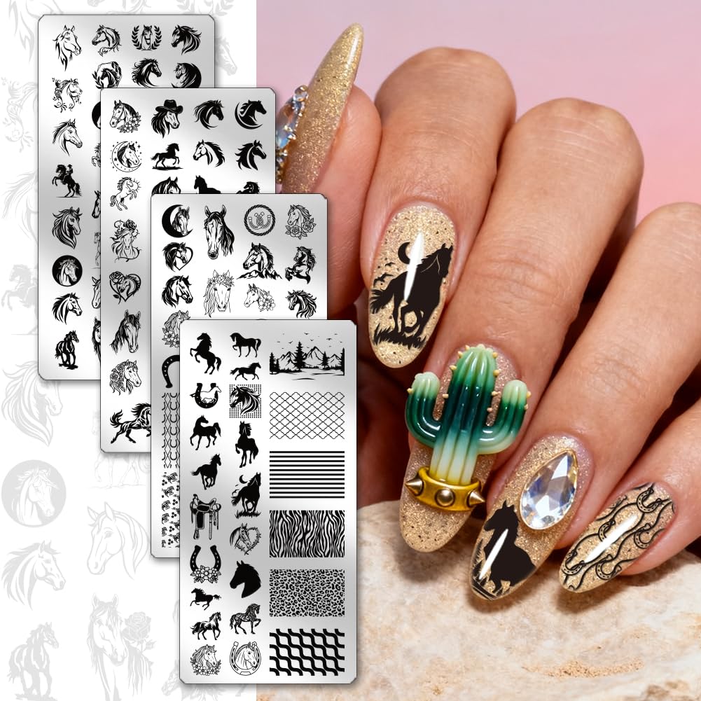 Premium stainless steel nail image plates for salon quality DIY manicure printing