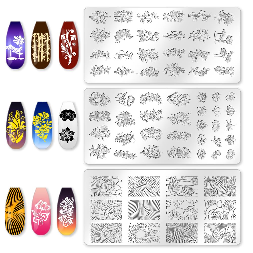 B/M clear jelly stamper and scraper for nail art design