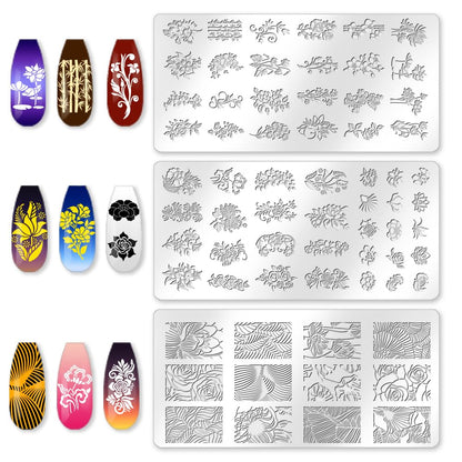 B/M clear jelly stamper and scraper for nail art design