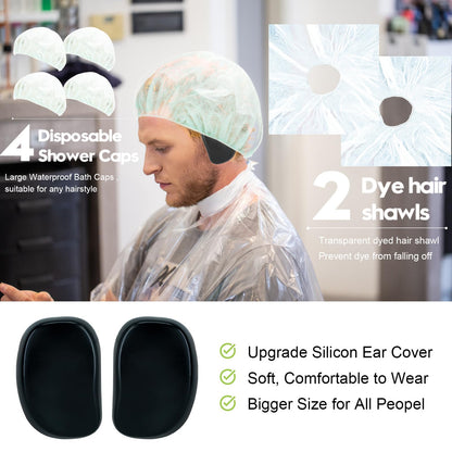 Svjetiq durable hair clips and ear covers organized inside the convenient storage bag.