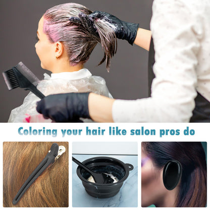 Complete packaging of the imported Xarchy professional hair coloring tools for salon use.