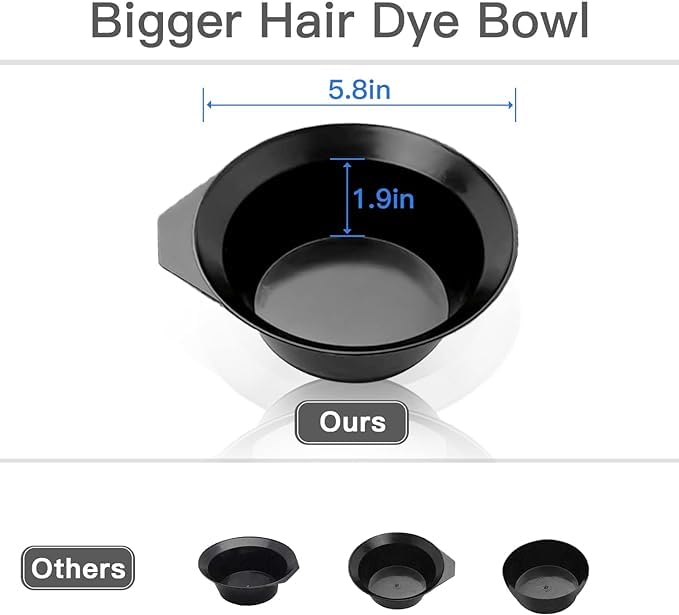 Four black crocodile-style hairdressing clips designed for secure hair sectioning during bleaching.