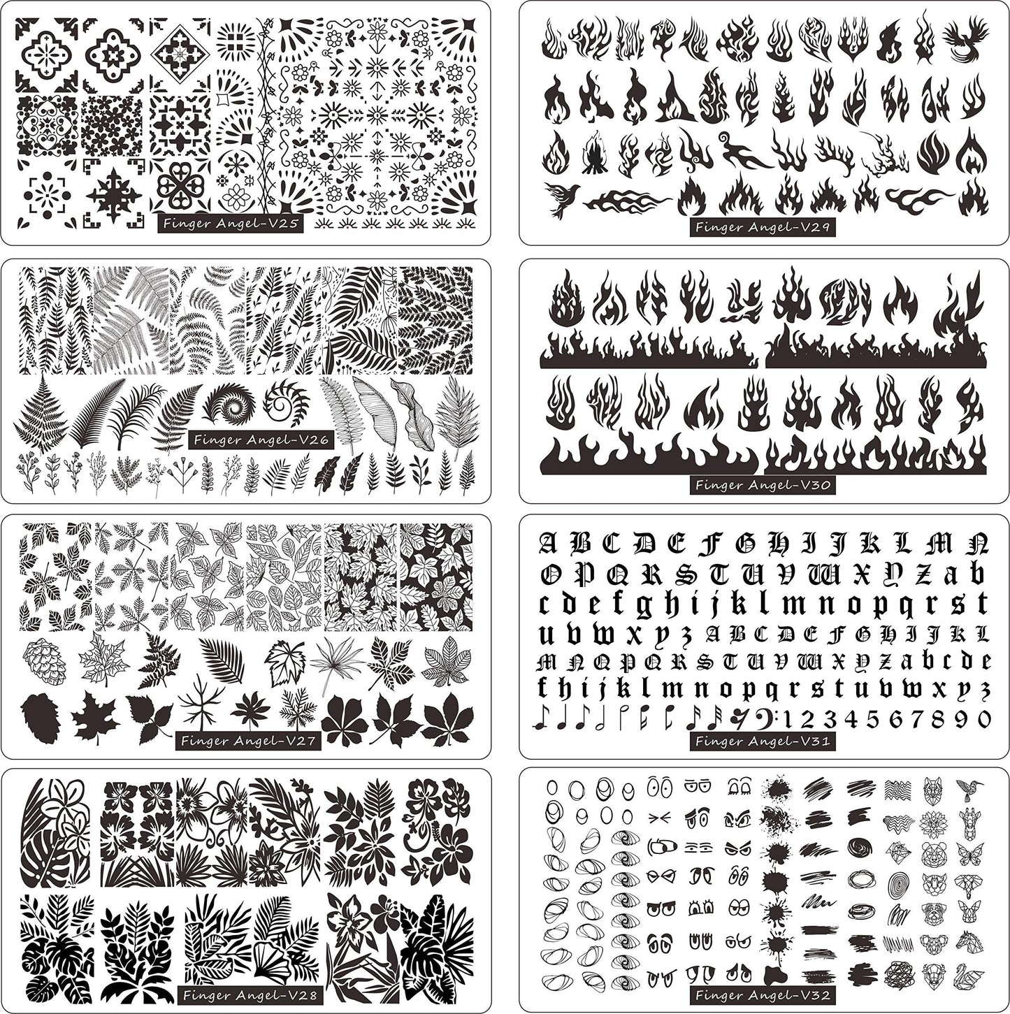 FingerAngel nail stamping plate storage case