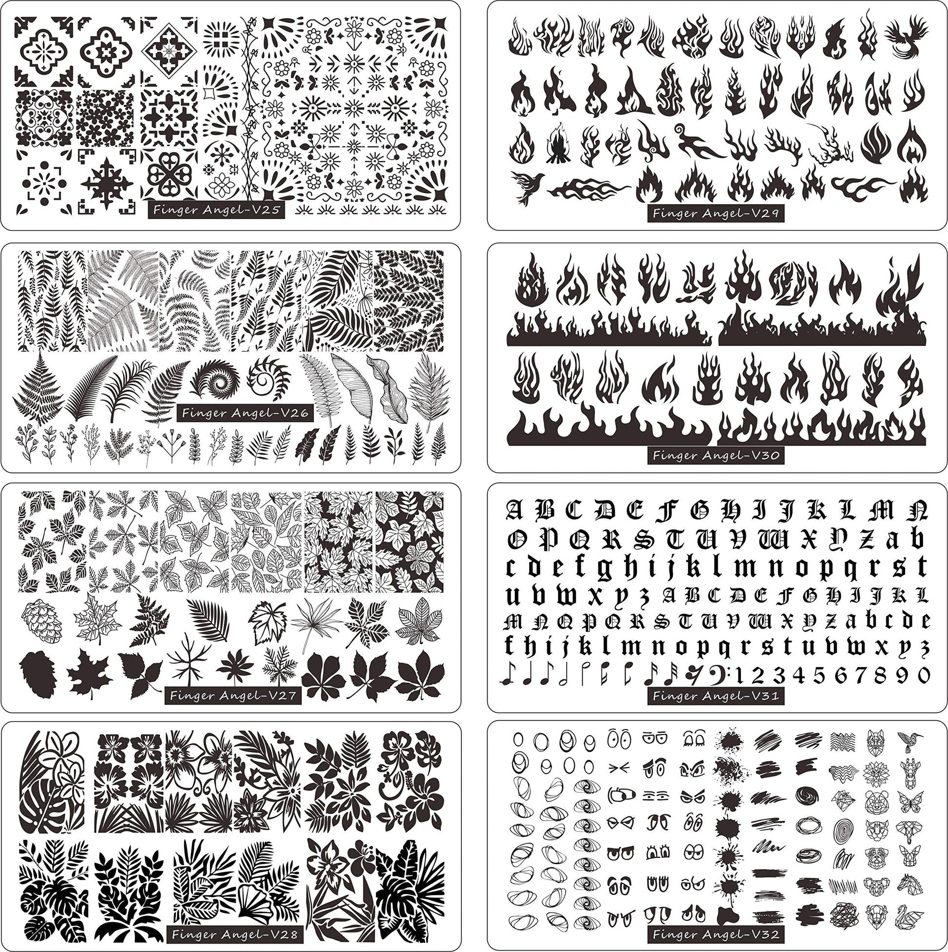 FingerAngel nail stamping plate storage case