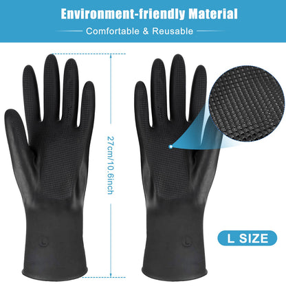 Protective black waterproof shawl and soft silicone earmuffs designed for mess free hair tinting.