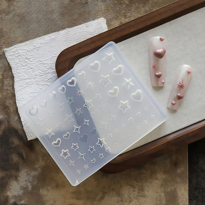 A collection of curated Y2K style acrylic nail charms created using the premium imported silicone mold.