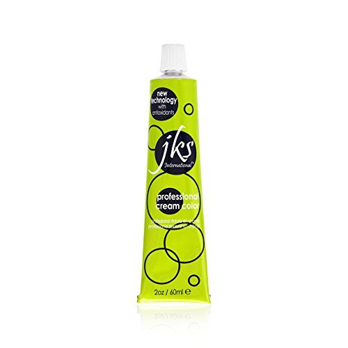 Imported JKS permanent cream color box showing official brand labeling and instructions.