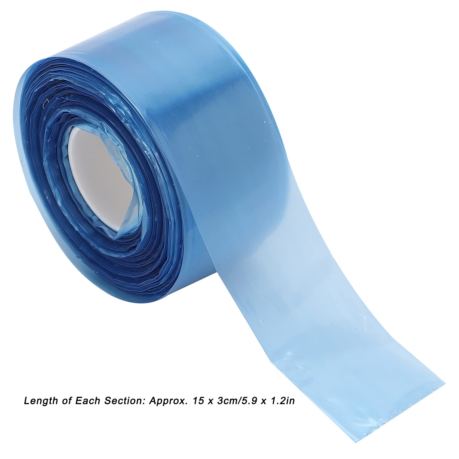 Pack of 100 disposable plastic sleeves for barber and salon hairstyle protection