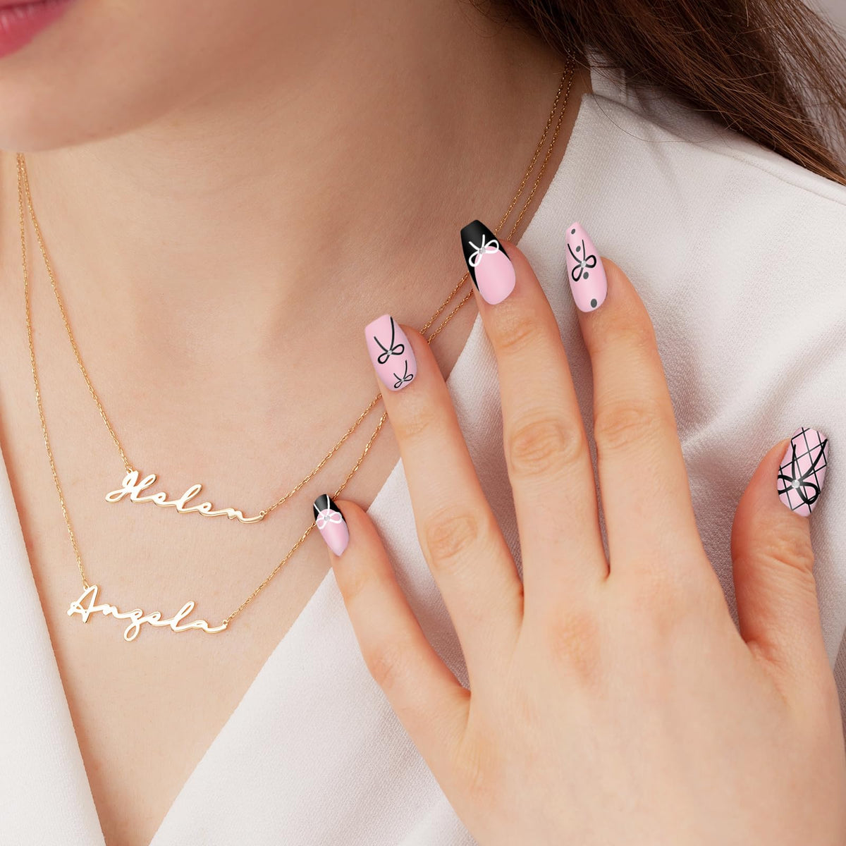Complete packaging view of the four piece imported DIY salon design nail plate kit.