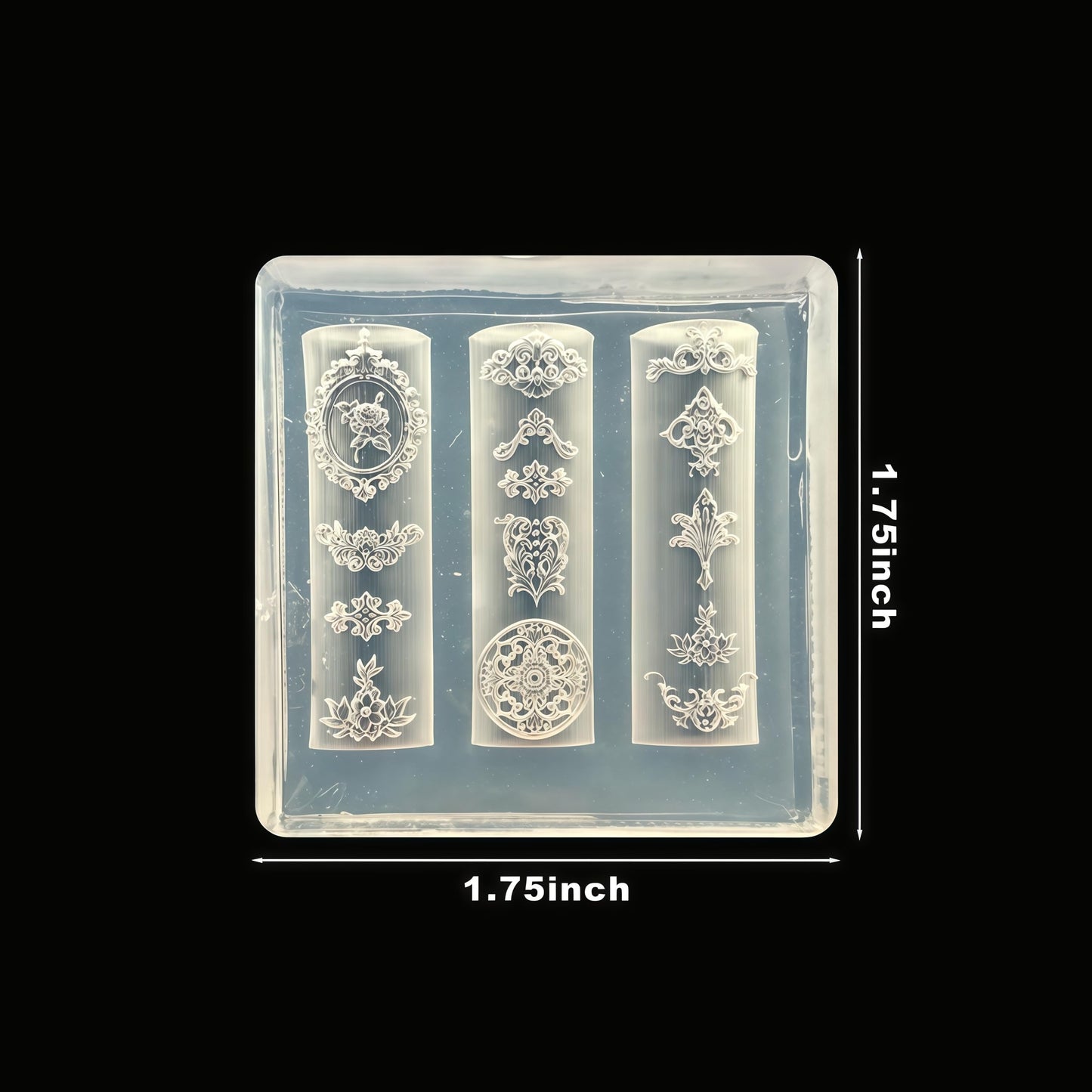 Packaging of the authentic imported BHCCXZ classical silicone template for professional manicures