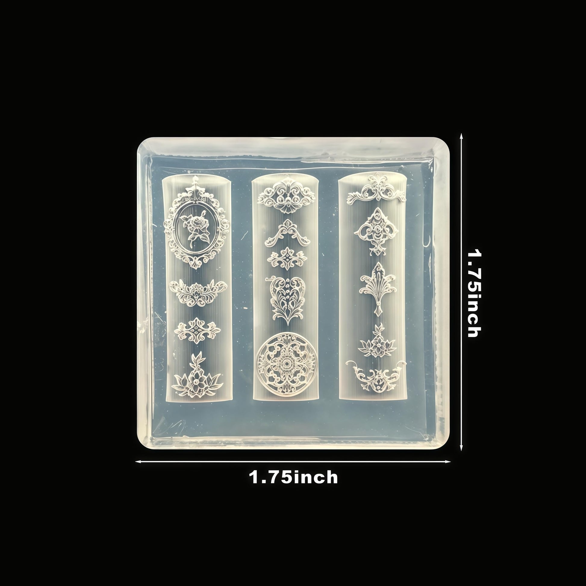 Packaging of the authentic imported BHCCXZ classical silicone template for professional manicures