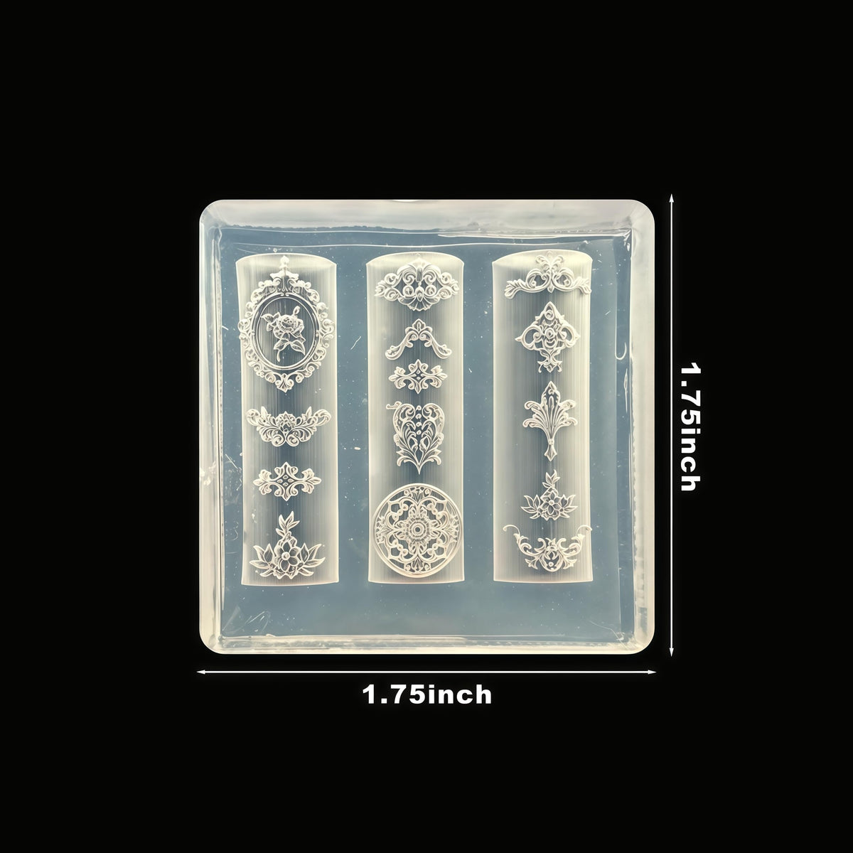 Packaging of the authentic imported BHCCXZ classical silicone template for professional manicures