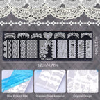 STZPRONAIL nail art kit components including a scraper tool and laser storage bag.