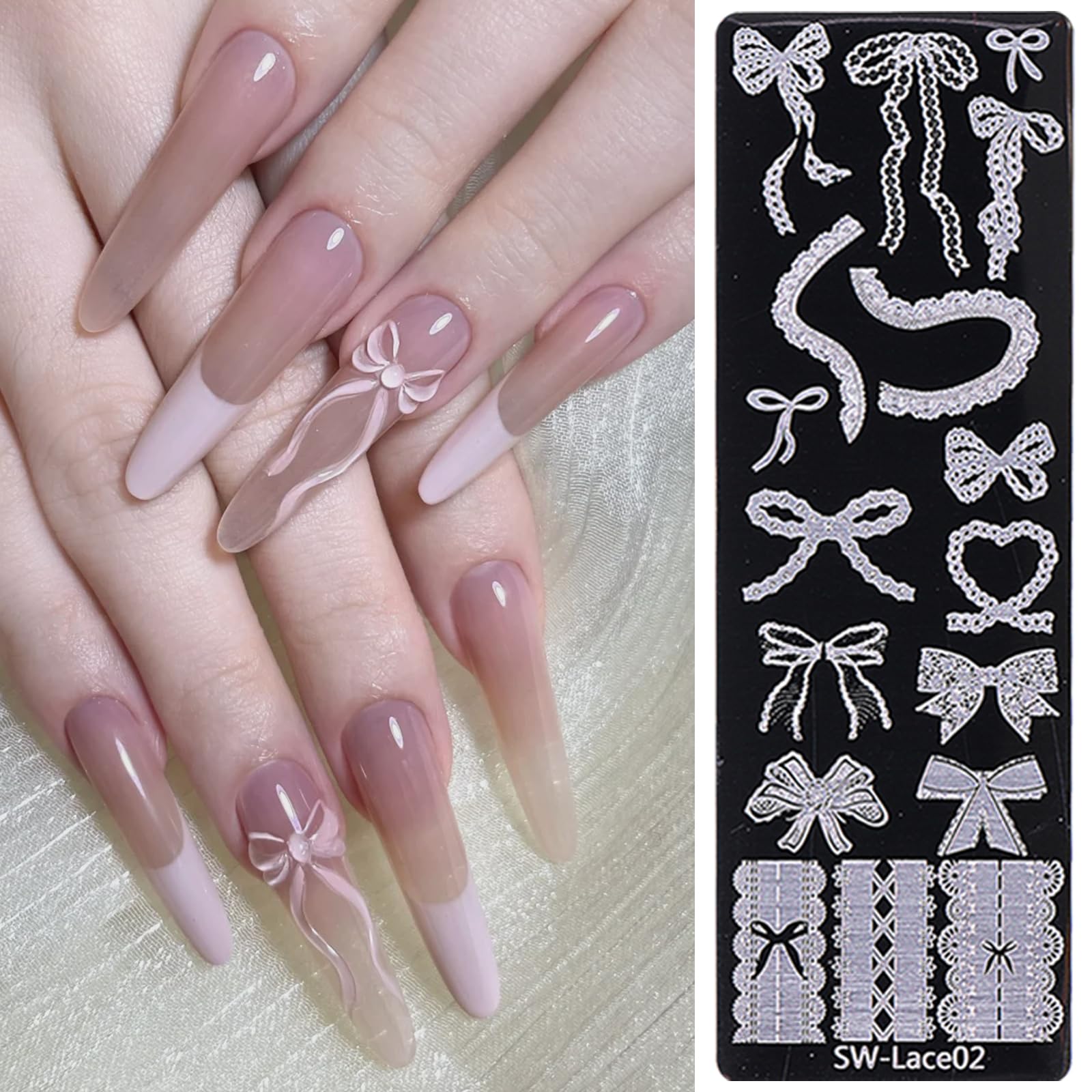 Clear silicone jelly stamper head showing the transparency for perfect alignment during DIY manicures.
