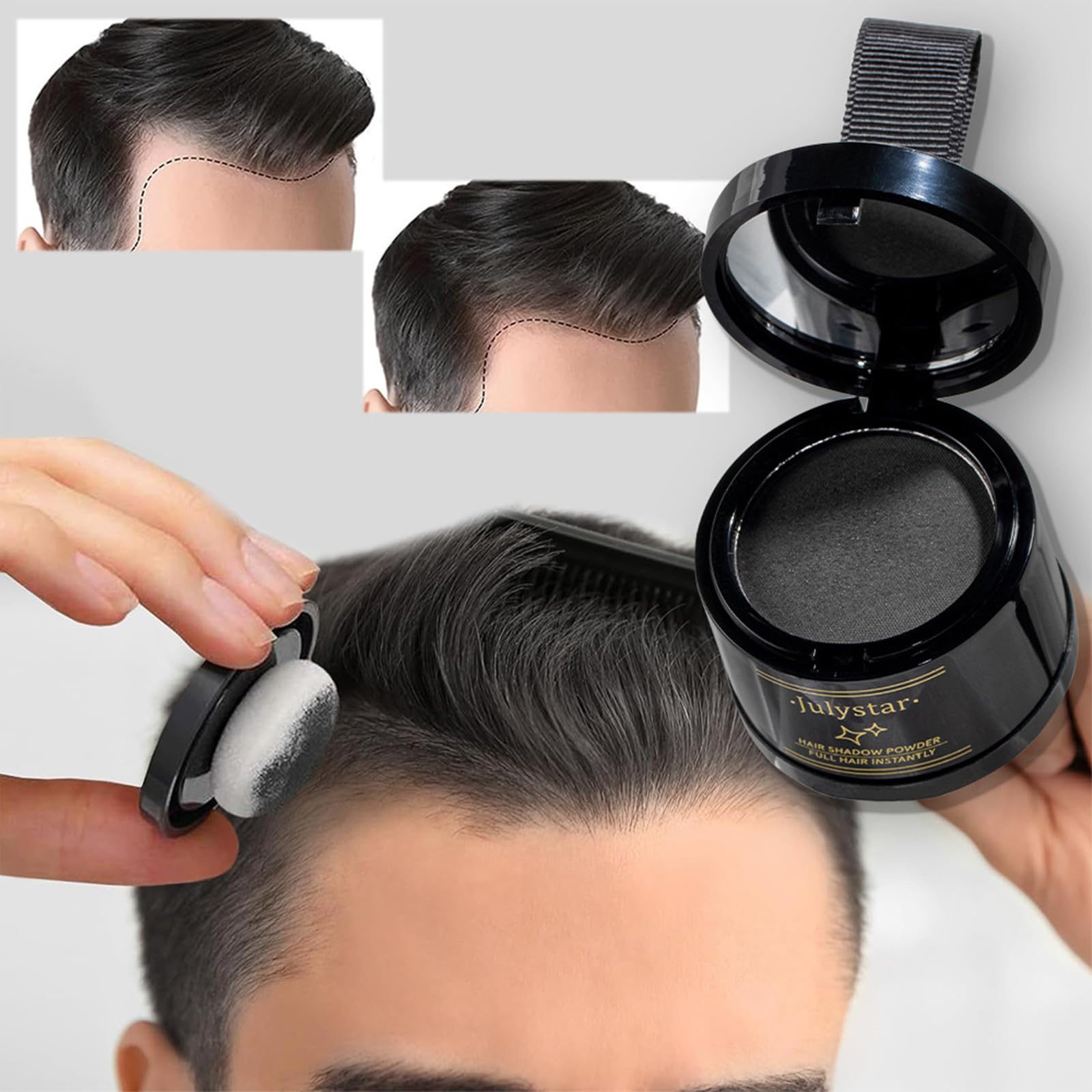 BEAUTYATH waterproof scalp concealer volume enhancement look