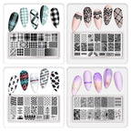 Applying nail polish to Born Pretty stamping plate