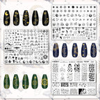 Whaline nail plate collection for professional DIY manicure designs