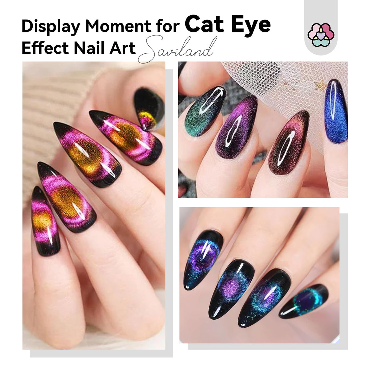 Saviland magnetic nail art tools in protective packaging