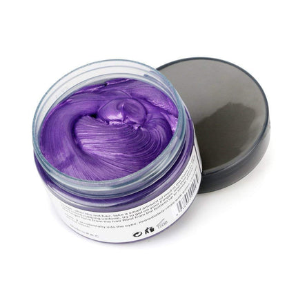 Washable temporary hair dye cream mud purple packaging