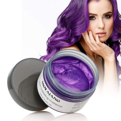 Mofajang matte hold purple hair wax styling cream