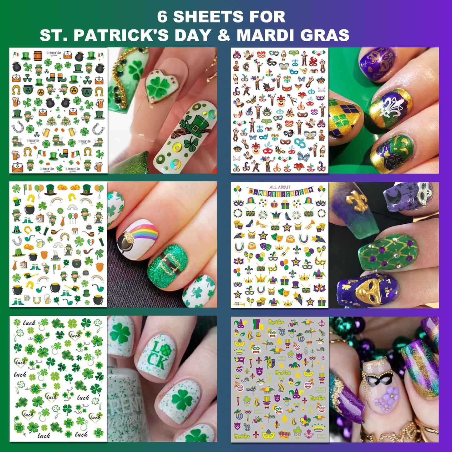 Iddfeve nail art stickers used on natural nails for DIY manicure