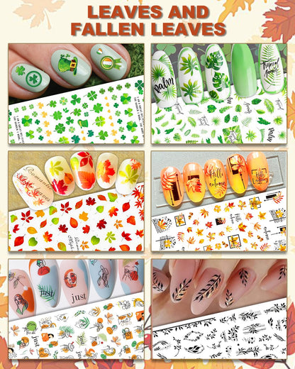 Hand applying self-adhesive nail art stickers