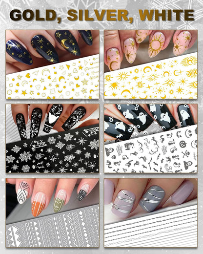 Professional nail art set for natural and acrylic nails