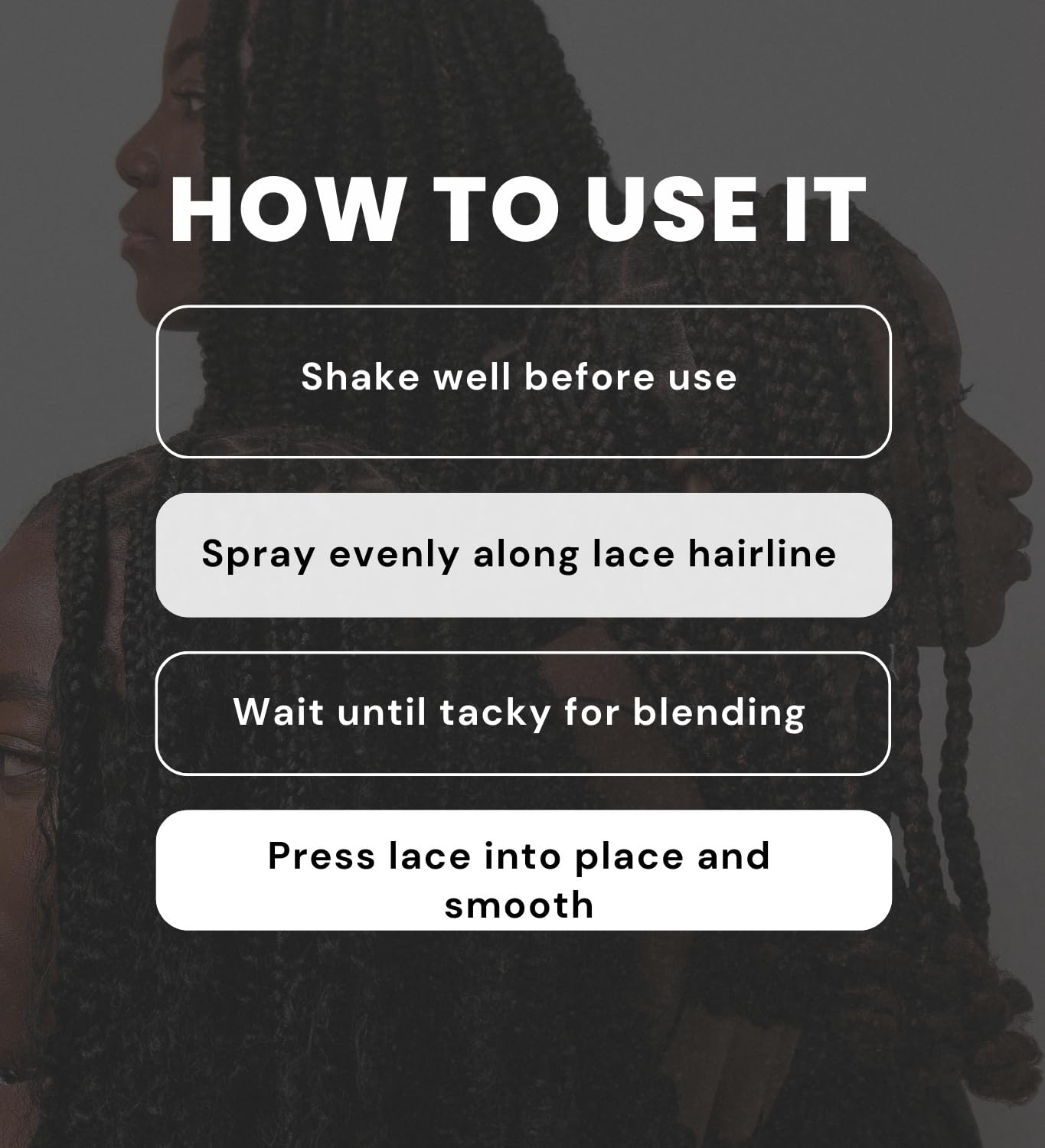 Precision nozzle detail on the Ebin New York buildable coverage lace tint aerosol.