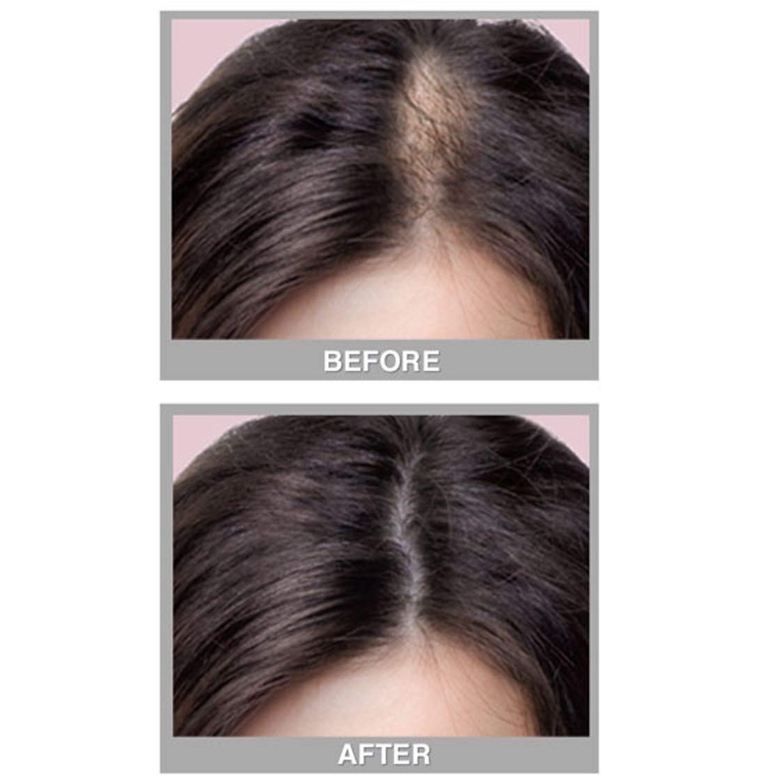 Cover Your Gray thinning hair solution powder container with Procapil branding close up view