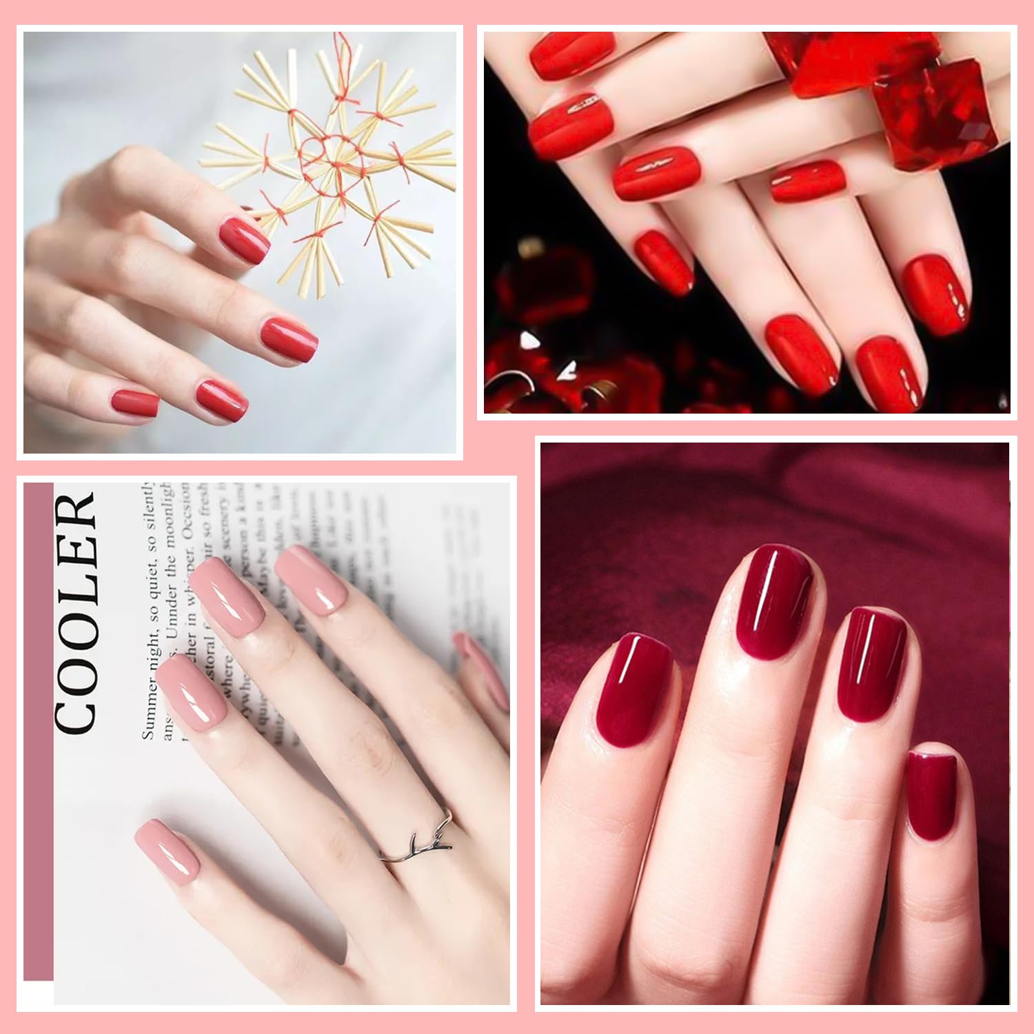 Close up of Silpecwee self adhesive nail polish strips