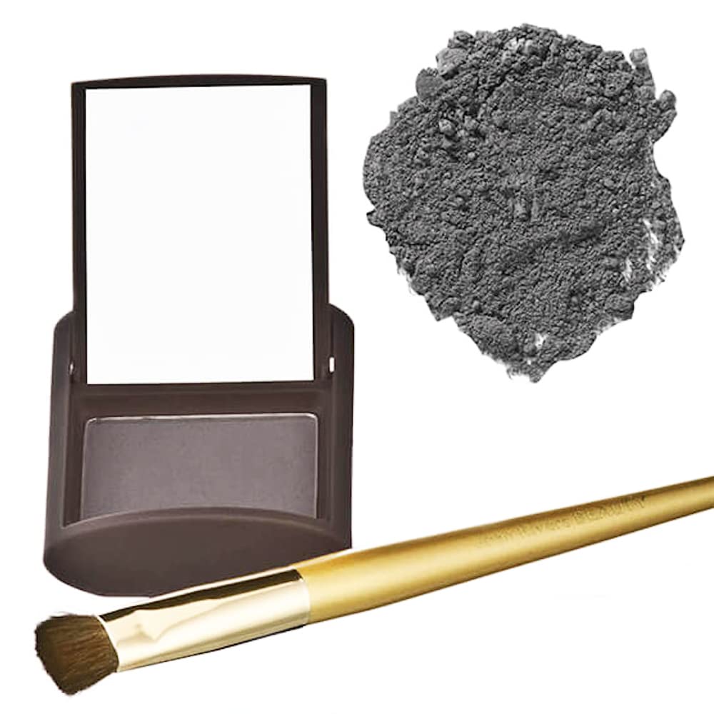 Joan Rivers Great Hair Day root touch up powder compact with dual ended application brush