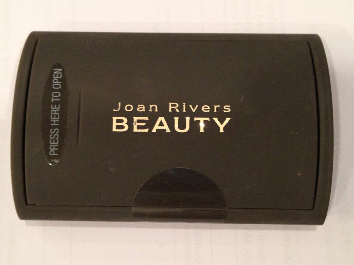 Joan Rivers Beauty hair concealer powder packaging showing the mirrored compact front design