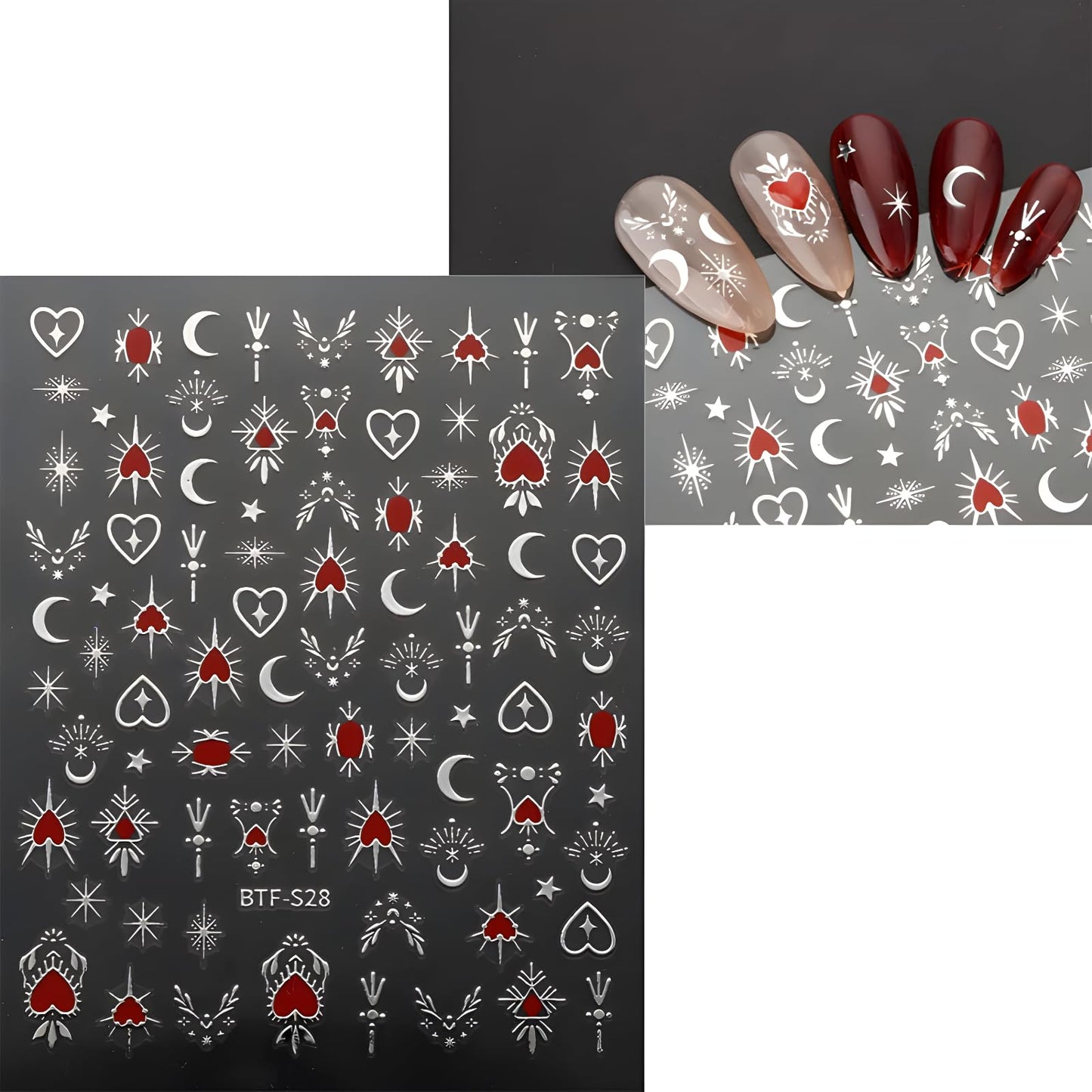 Kikonoke celestial theme nail decoration set