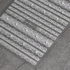 Softsoul 5D embossed pearl nail art sheet close up