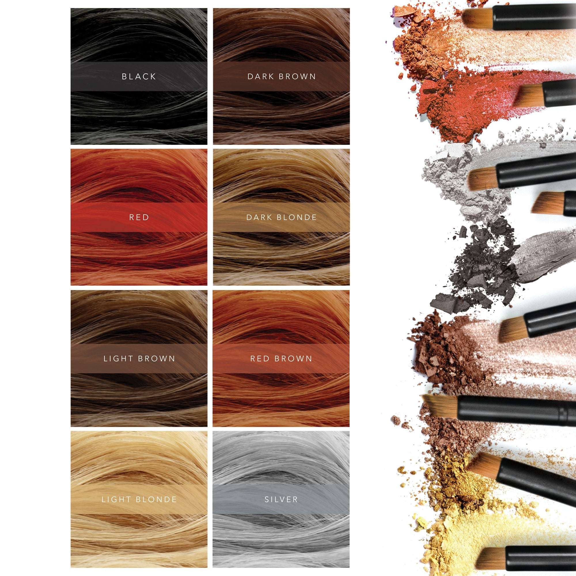 FHI Heat temporary scalp shading powder container with custom stylist diagonal brush