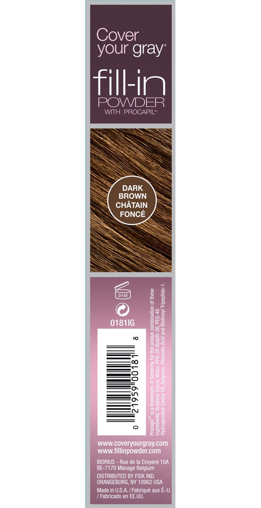 Cover Your Gray Fill In Powder dark brown shade packaging